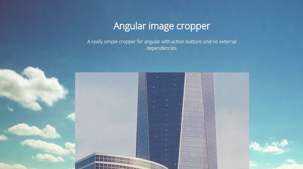 Angular Image Cropper