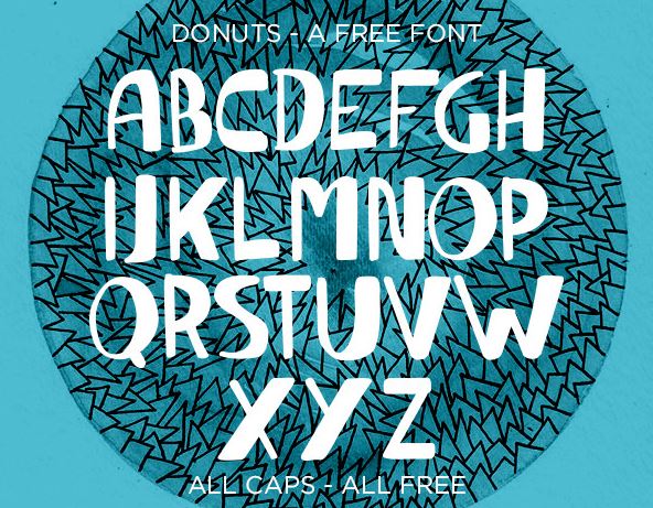 Donuts - A Free Font