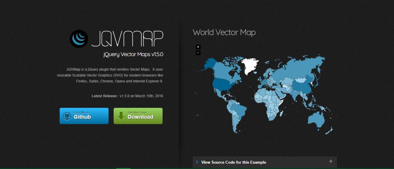 jQVMap - Best Free jQuery Map Plugins