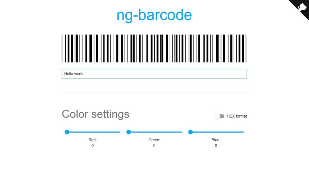 NG JavaScript barcode design example