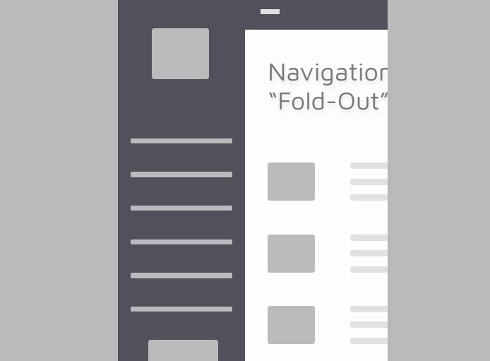 The Fold Menu Navigation