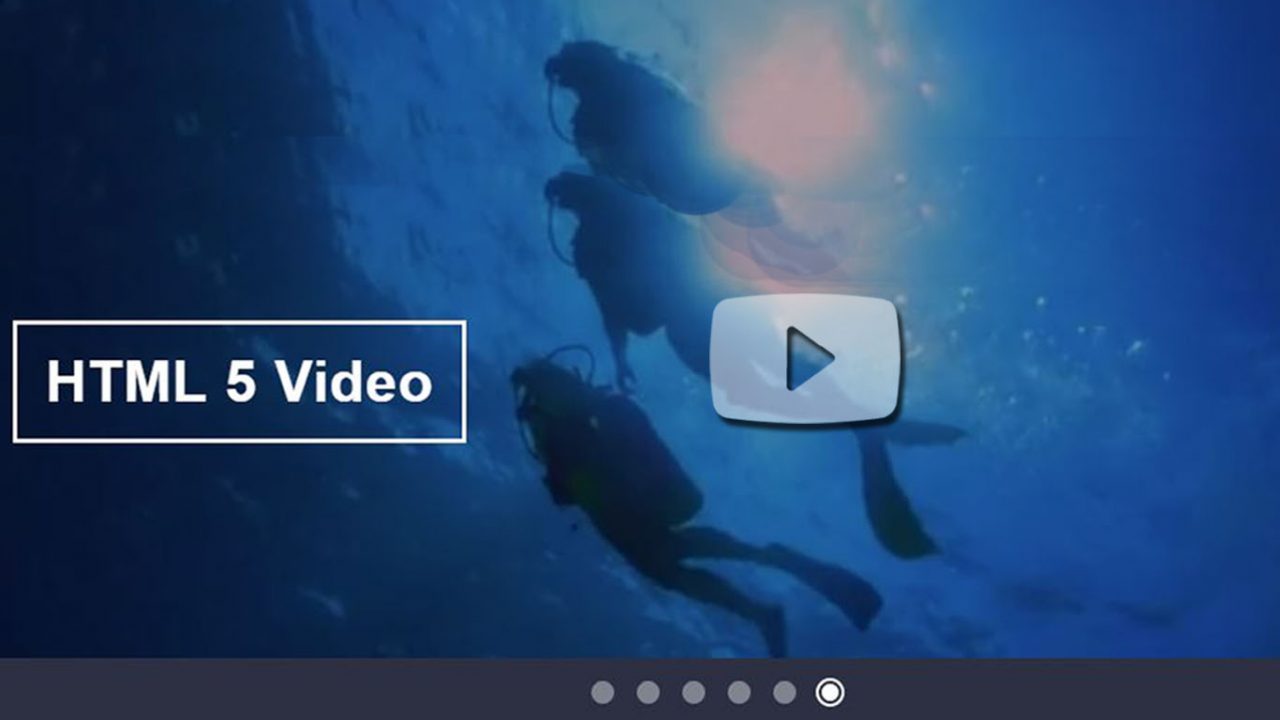 6 Video Slider For Bootstrap