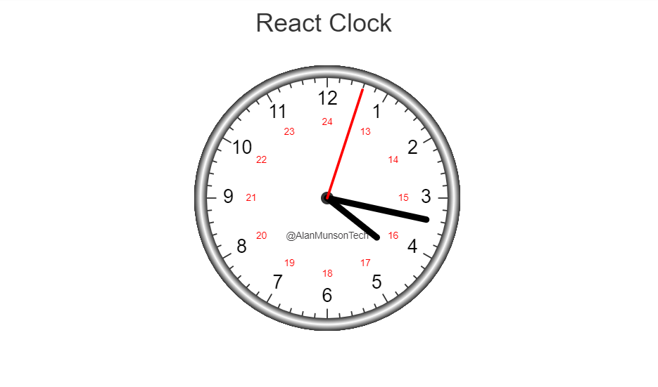 React Clock Component Examples