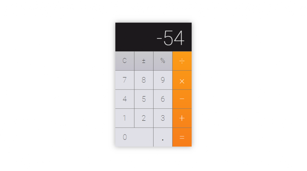 react calculator for mobile