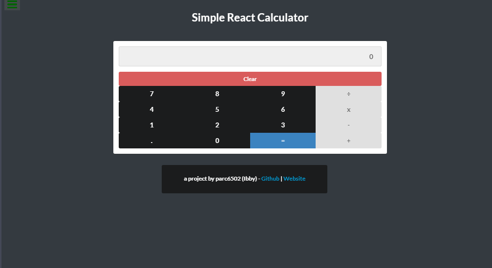react web calculator