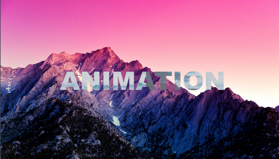 text animation with css