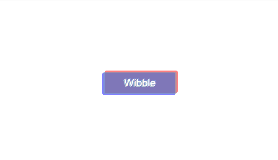 wibble 3d css button