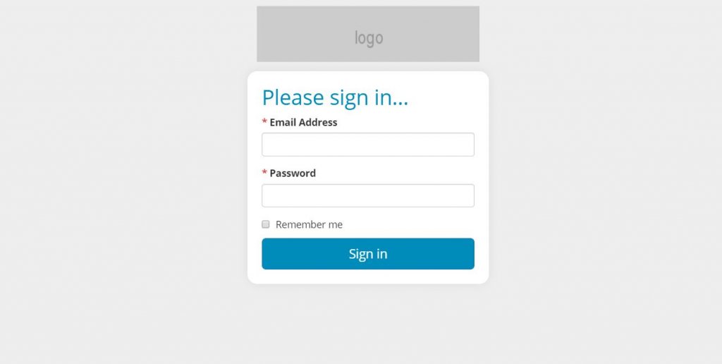 bootstrap jquery login forms