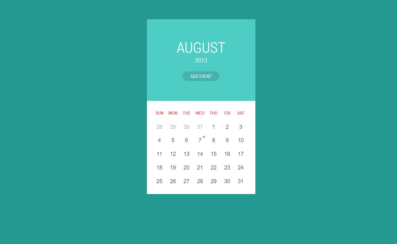 30+ JavaScript Calendar Design Code Examples