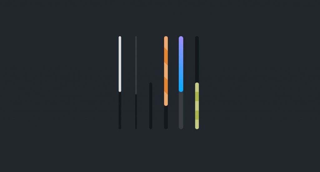 custom  css scrollbar examples with styles and color 