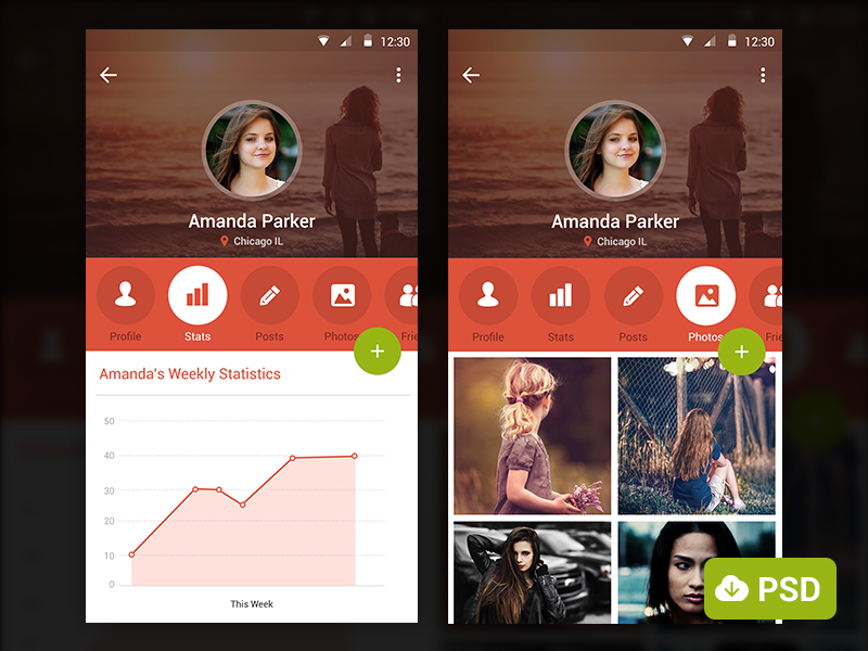 Freebies - Mobile App Screenshots with Free PSD
