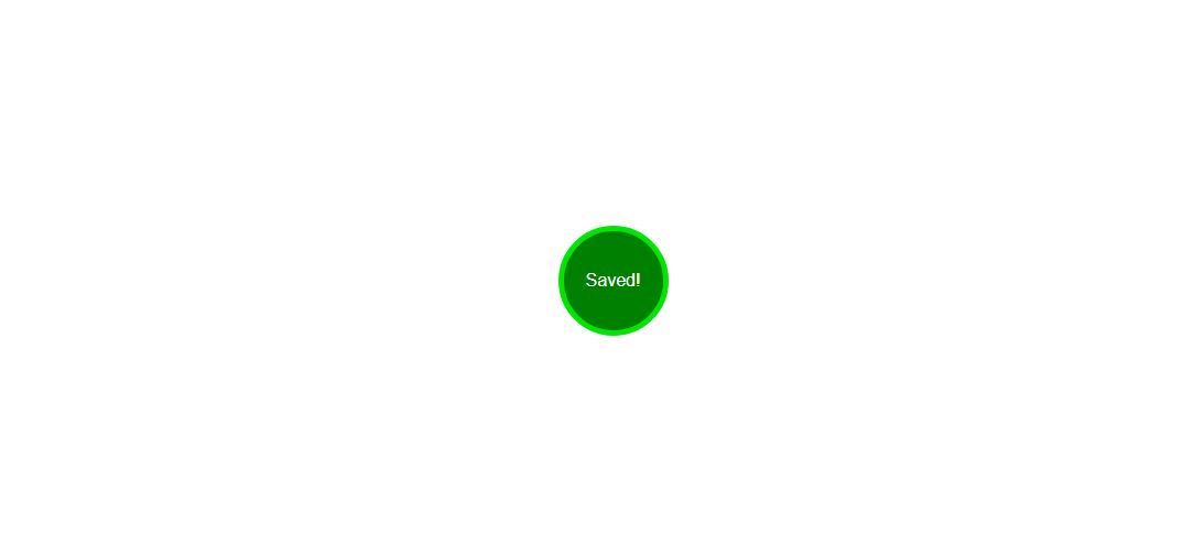 Full Animated Save Button