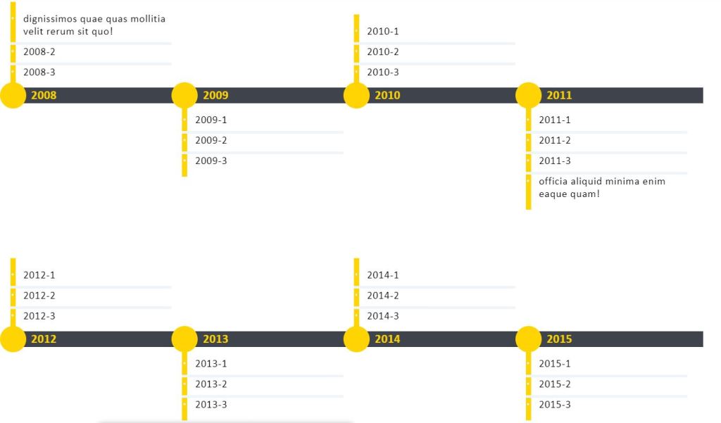 Horizontal Time line example with Jquery