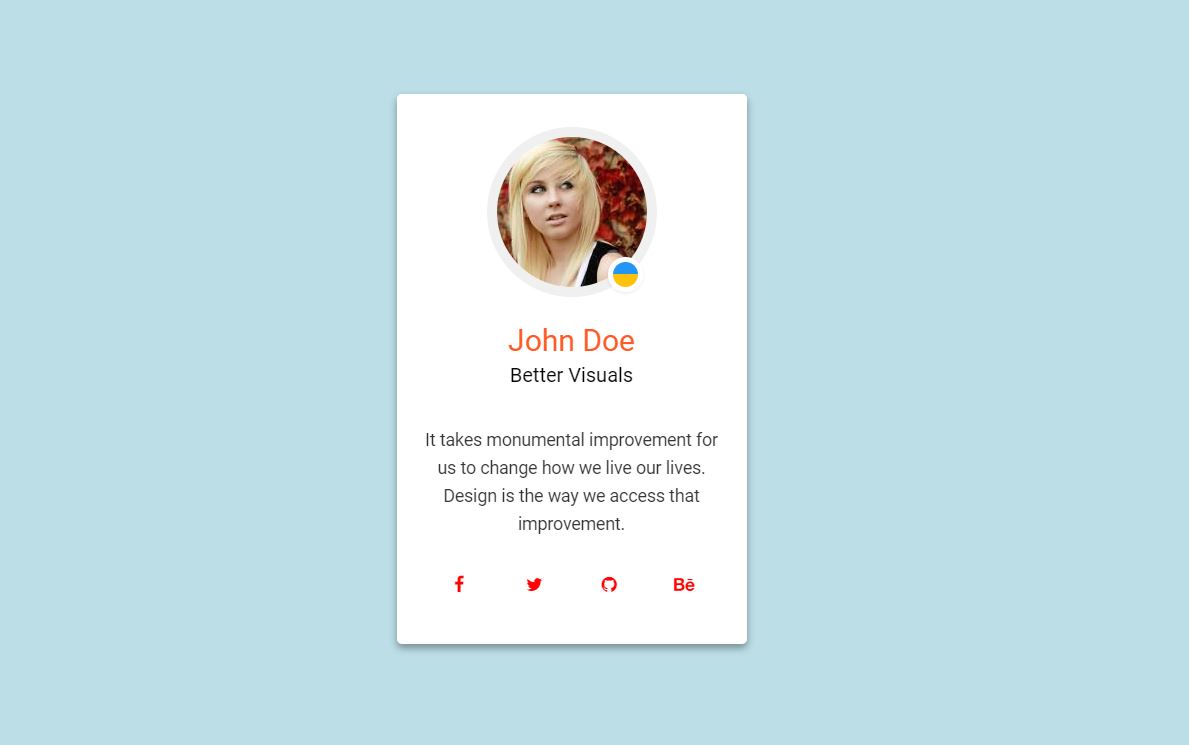 15+ Bootstrap Profile Card Examples