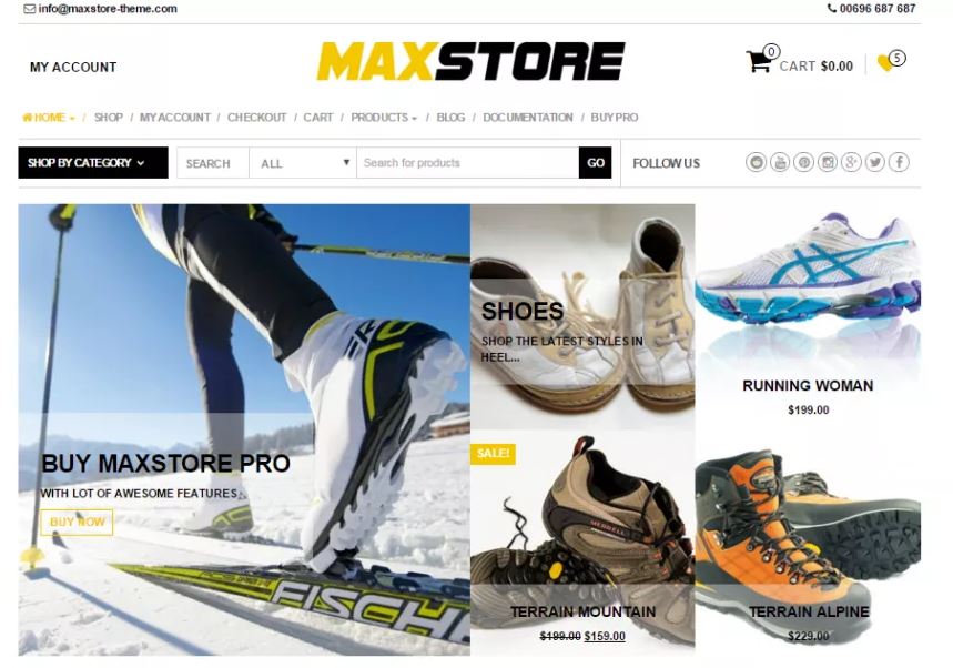 MaxStore - e-Commerce Theme Based on WooCommerce