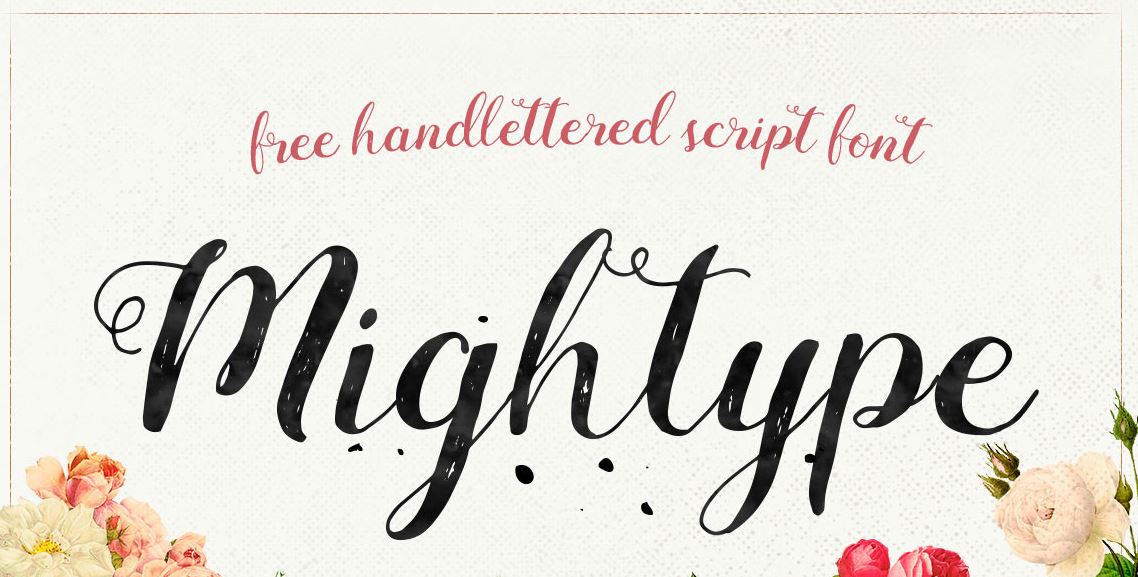 Mightype Script - Free Handlettered Font