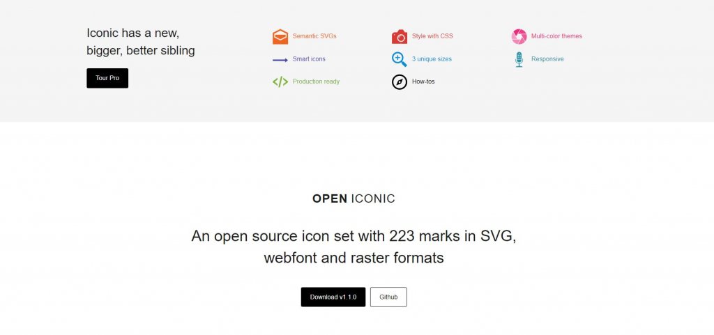  Bootstrap 4 Open Font Icons List 