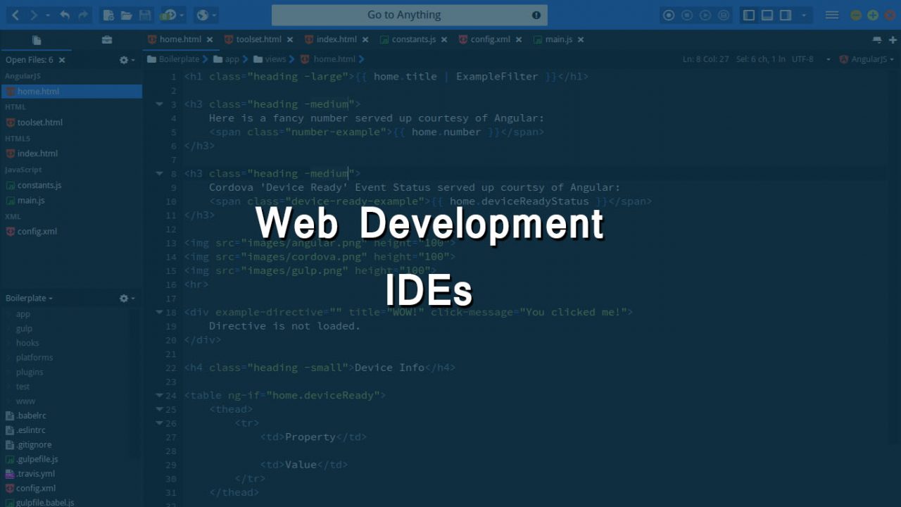 Web Development IDEs
