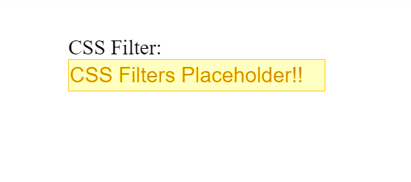 CSS Placeholder Text Color with filter