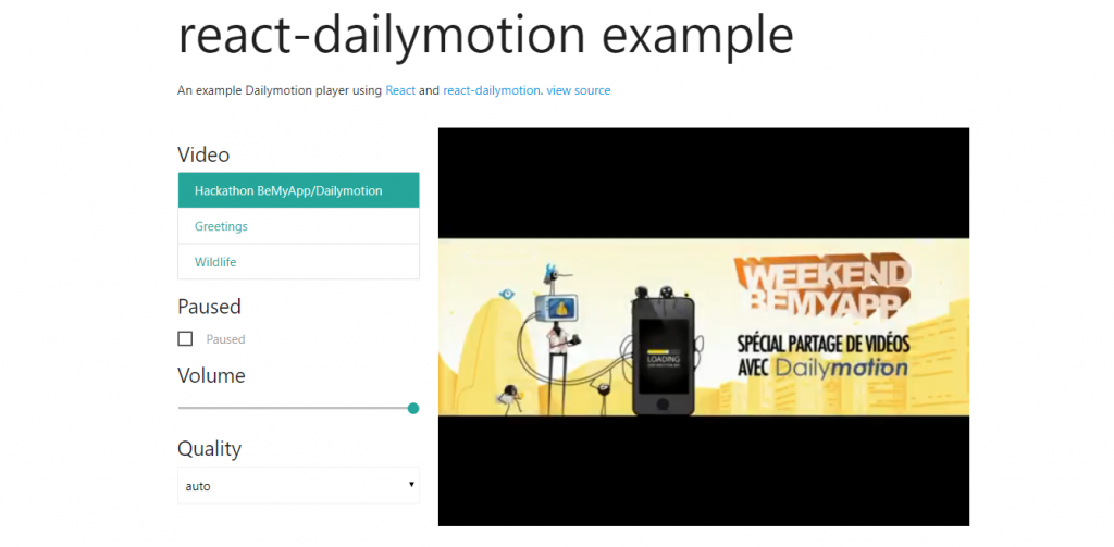 Dailymotion  play