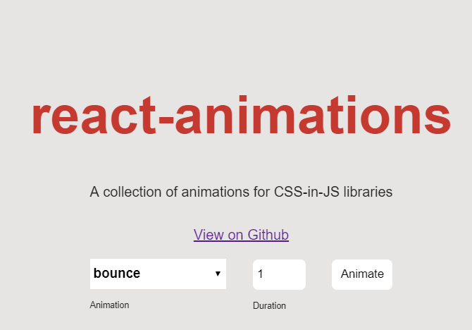 React-animations 