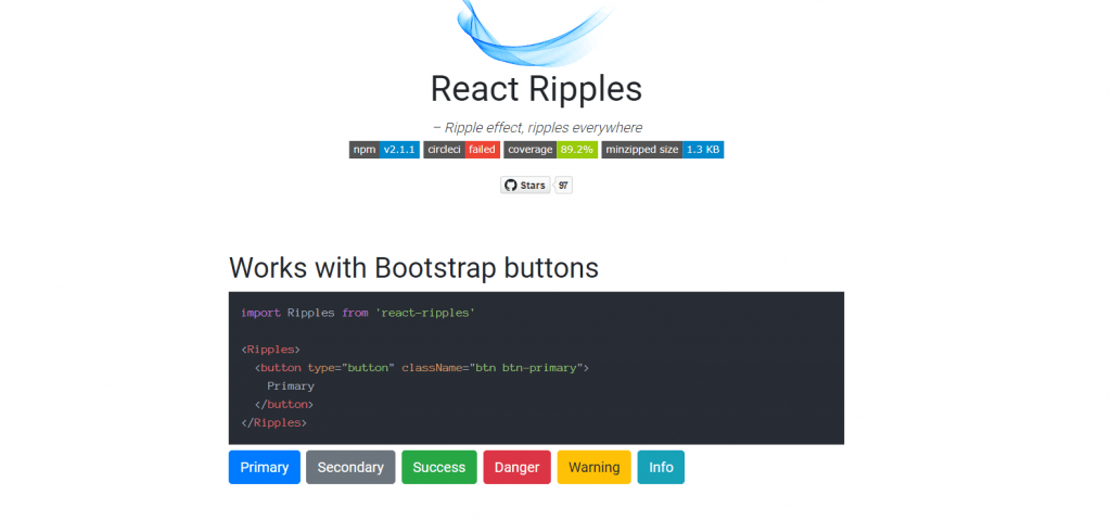 React Ripples Animation Libraries