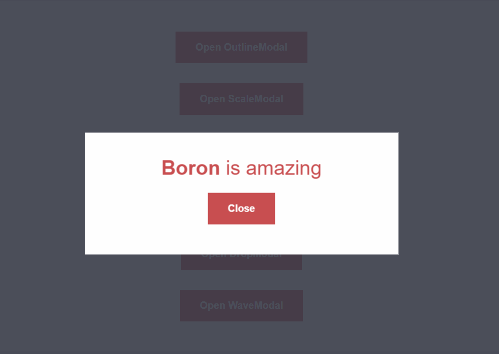  Boron Animation Libraries