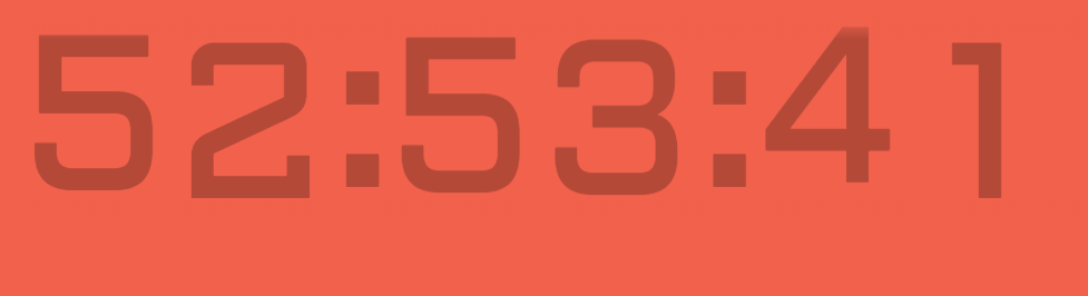 CSS-Only Countdown Clock 