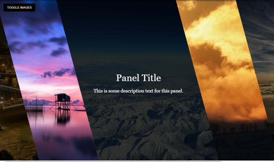 18+ CSS Panel Examples with Source Code