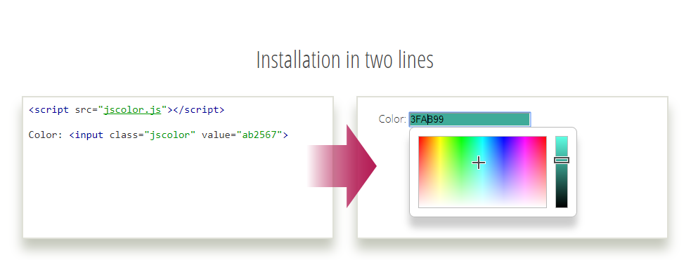 JS Color - Javascript Web Color Picker