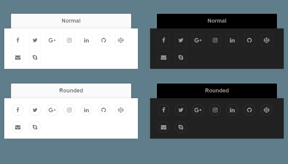 social media gradient button examples with code 